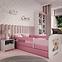 Kinderbett Babydreams+M rosa 80x160 Bär mit Blumen,6