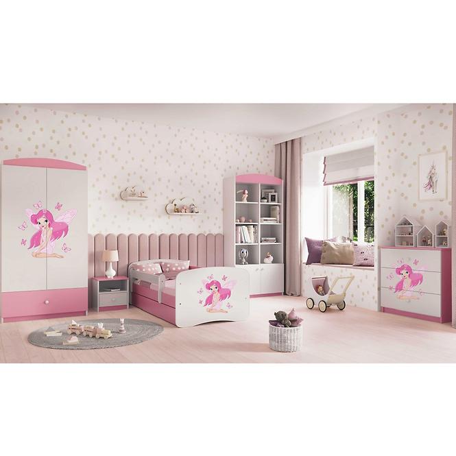 Kinderbett Babydreams+M rosa 80x180 Fee 1