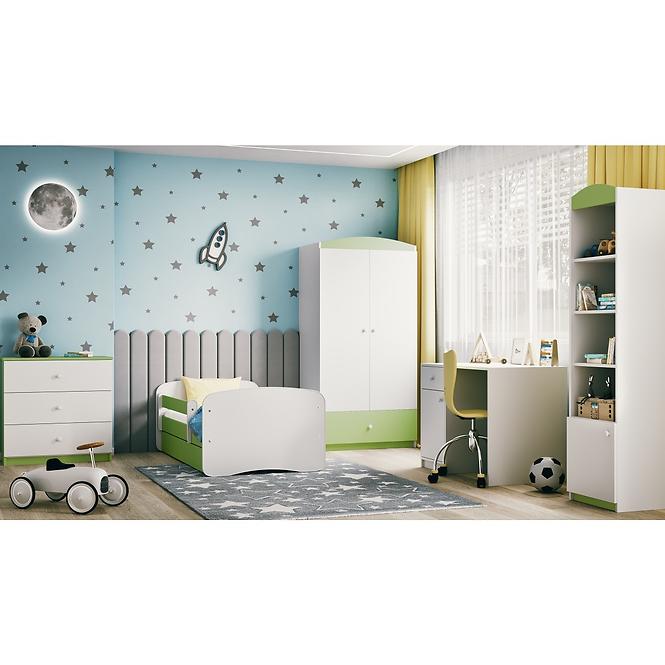 Kinderbett Babydreams+SZ grün 70x140