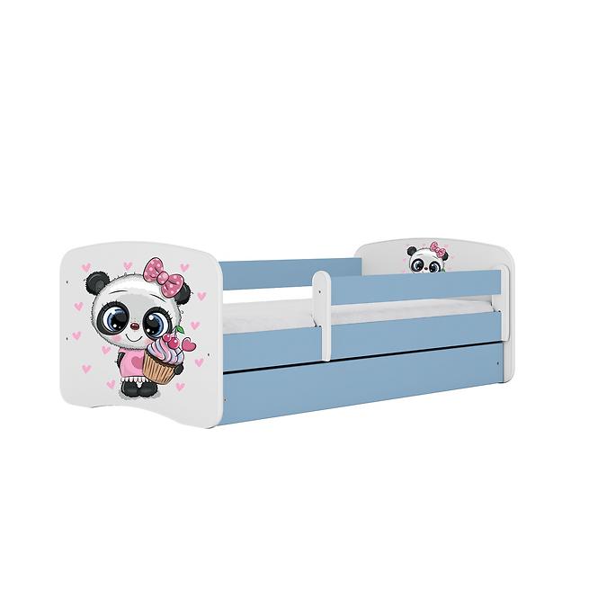 Kinderbett Babydreams+SZ blau 70x140 Panda