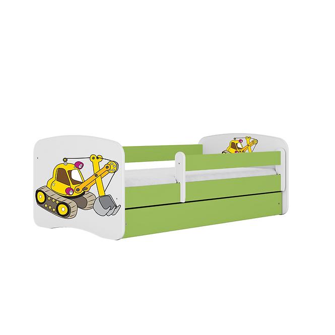 Kinderbett Babydreams+SZ grün 70x140 Bagger
