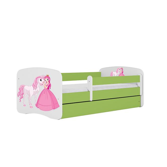 Kinderbett Babydreams+SZ grün 80x180 Prinzessin 2