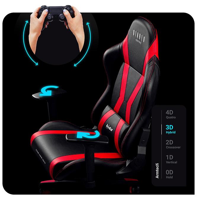Gaming-Stuhl Diablo X-Horn 2.0 schwarz/rot