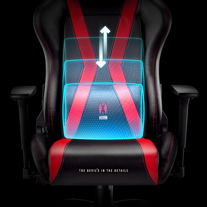 Gaming-Stuhl Normal Diablo X-Horn 2.0 schwarz/rot