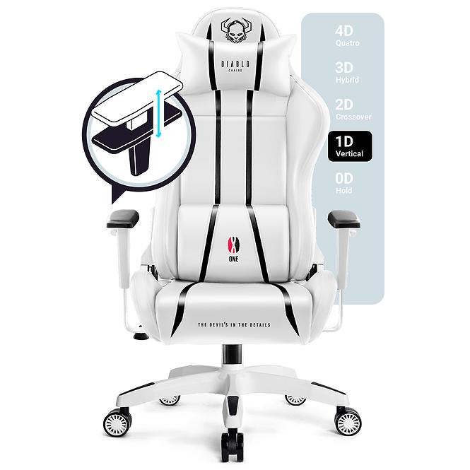 Gaming-Stuhl Normal Diablo X-One 2.0 weiß/schwarz