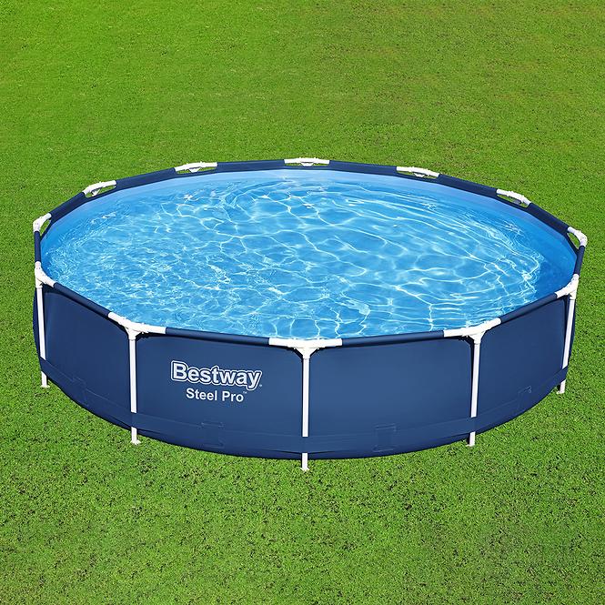 Pool mit Metallkonstruktion Rund 3,66 x 0,76 m 56706