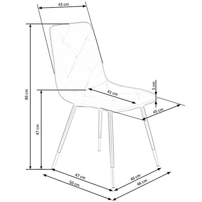 Stuhl W153 grau