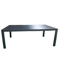 Tisch Douglas mit Platte aus Polywoodu 205x90 cm Schwarz