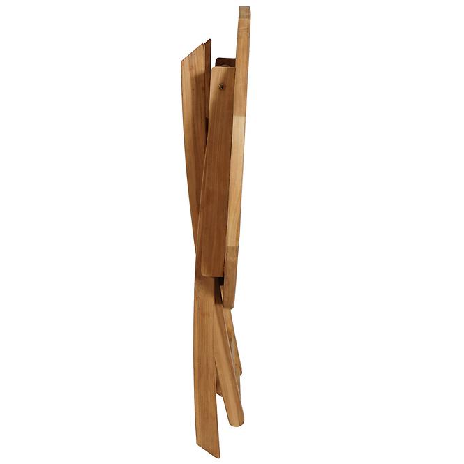 Runder Klapptisch aus Holz Dumai Teak Ø 70 cm