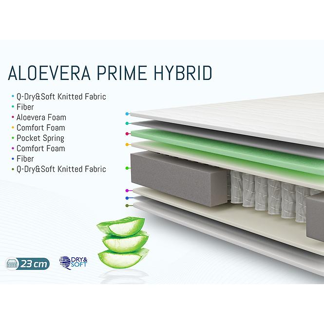 Matratze Aloevera Prime Hybrid 140x200 H3