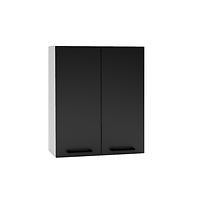 Küchenschrank Denis W60 schwarze matte continental/weiß
