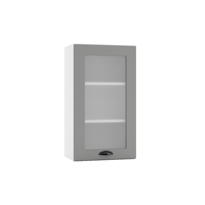 Küchenschrank Adele WS40 PL grau matte/weiß