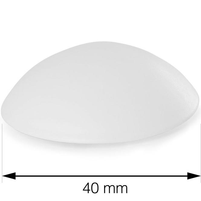 Türstopper Durchmesser 40 mm selbstklebend Weiß 6 Stk.