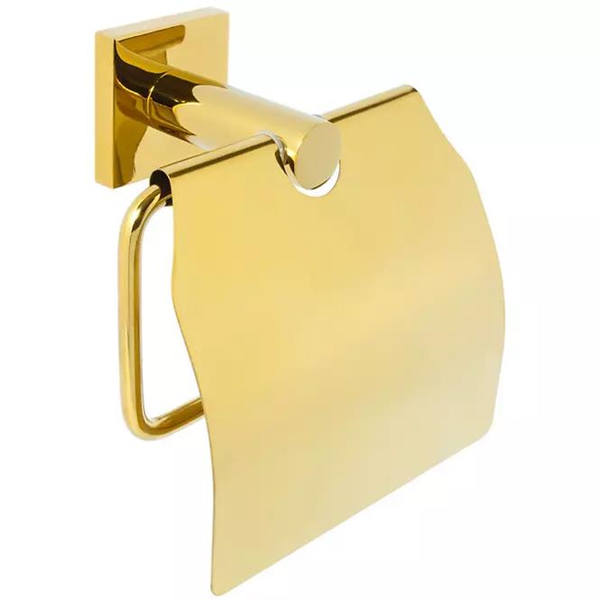 Toilettenpapierhalter mit Abdeckung Nero Gold CKG-7819 84