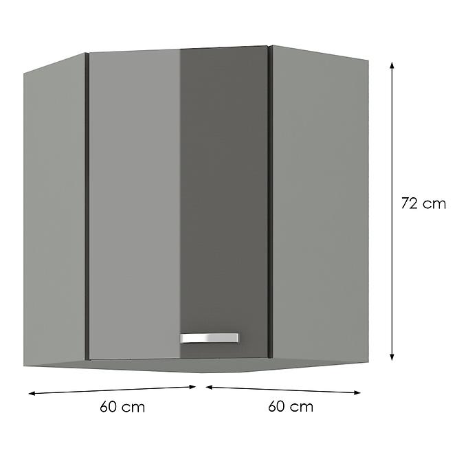 Küchenzeile GREY 60X60 GN-72 2F (45°)