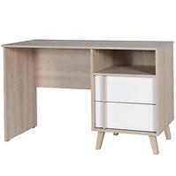 Schreibtisch Malmo 125cm Eiche Sonoma/Weiß