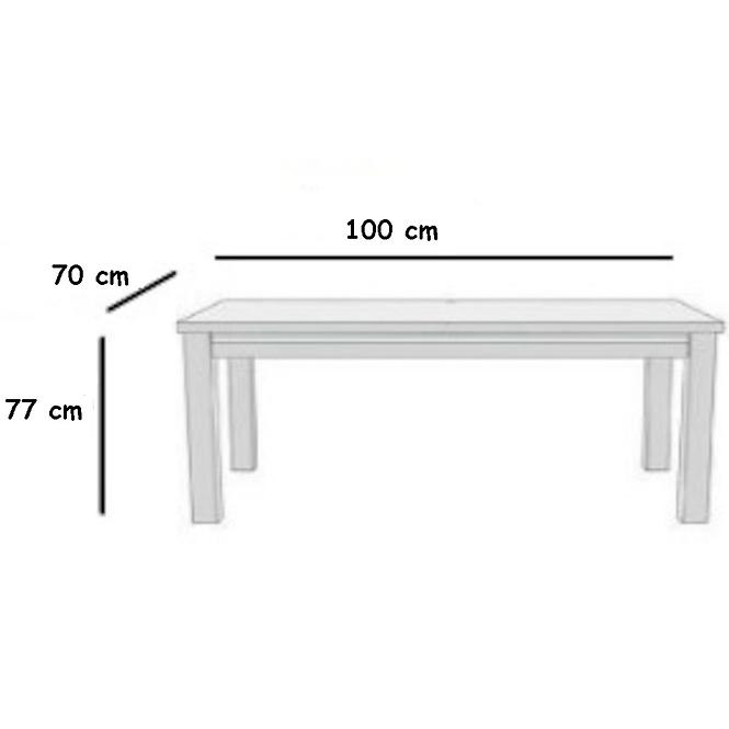 Tisch 100x70 Eiche Sonoma