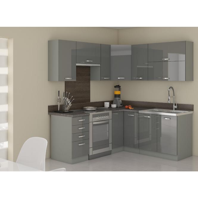 Küchenzeile Grey 40d 1f Bb Grau