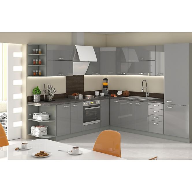 Küchenzeile Grey 80d 2f Bb