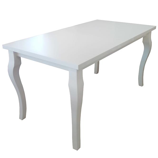 Tisch 150x80+40 weiß matt