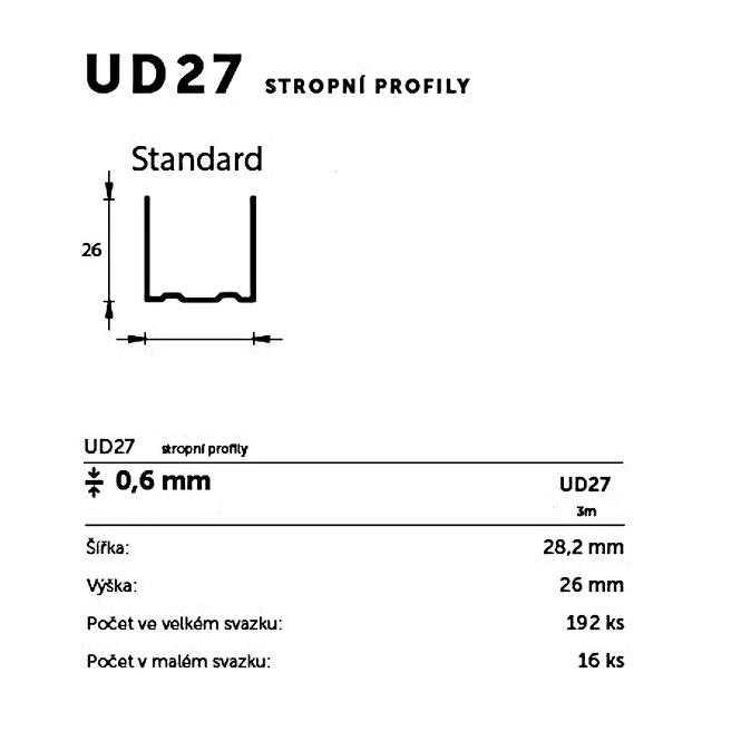Profil UD 28/3000 (0,6)