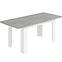 Tisch Ken 140x80 Beton/Weiß,2