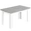 Tisch Ken 140x80 Beton/Weiß