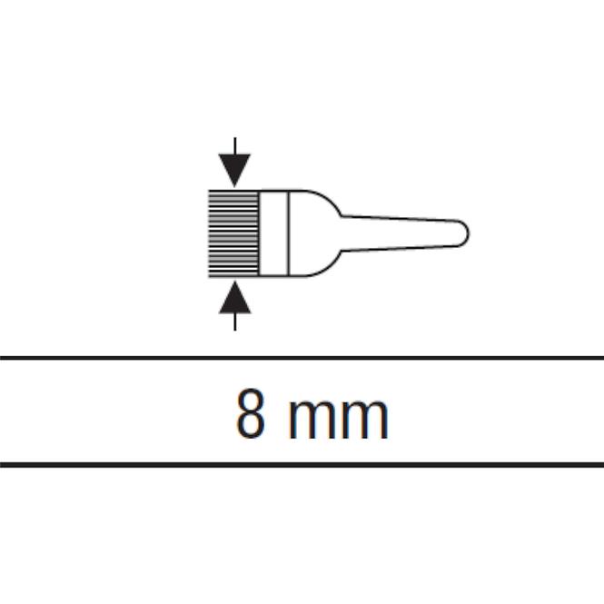 Pinsel für Bänder 8mm,2