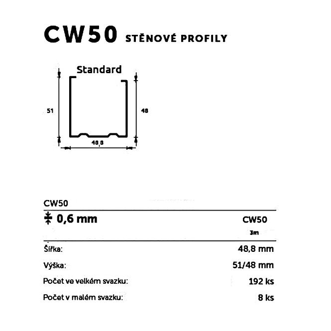 Profil CW50 3mb,2