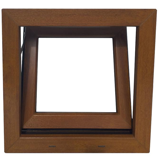 Kipp-Fenster 56,5x53,5cm Eiche golden,2