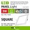 Lampe BC TR 3W LED 4200k square,4
