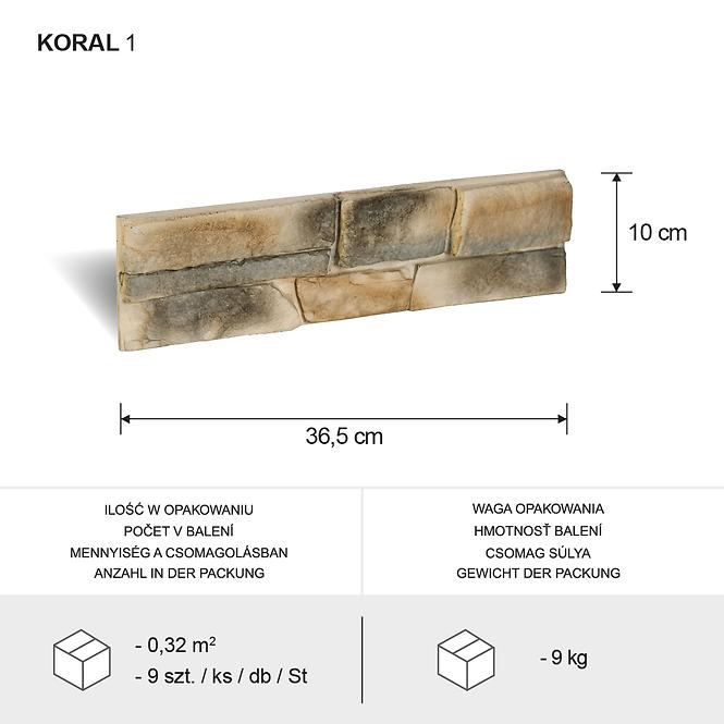 Stein Koral pkg=0,32m2