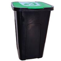 Korb 50l für Abfalltrennung  grün