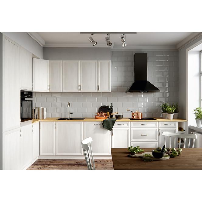Küchenzeile Sycylia  D90n  Weiß/Kiefer Andersen