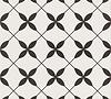 Bodenfliese Clover black pattern 29,8/29,8