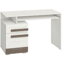 Schreibtisch Blanco 119cm Schnee Kiefer/New Grey