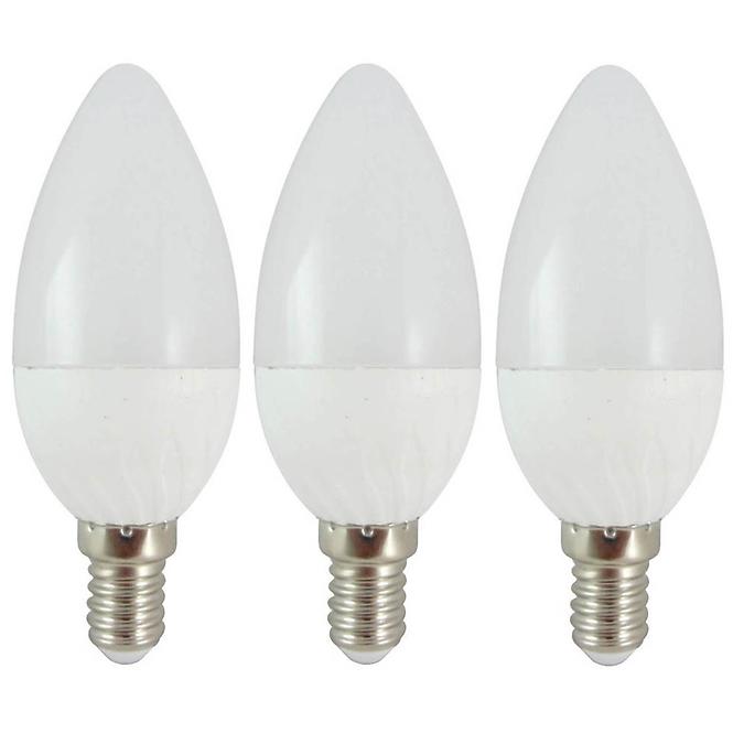 Glühbirne LED (3-PACK) C35 6W E14 6500K