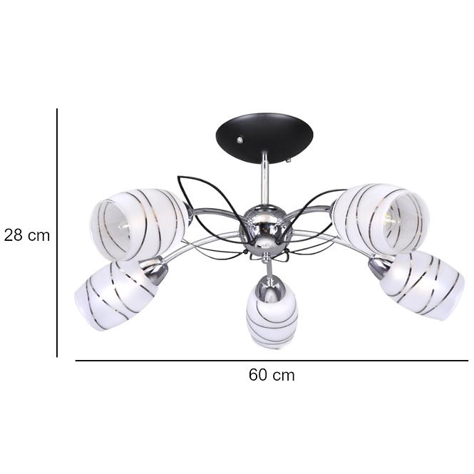 Lampe Xena K-Jsl-6093/5 Chrom Lw5