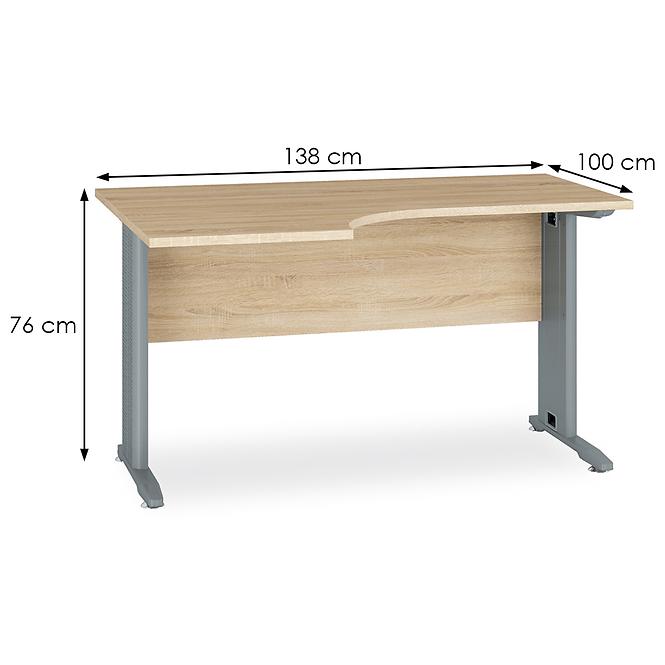 Schreibtisch Optimal 138cm Sonoma