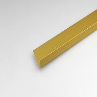 Eckprofil Aluminium Elox Gold 20x10x2000