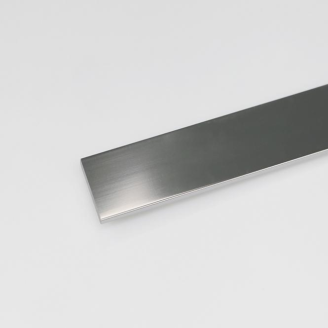 Profil Flach Aluminium Chrom 20x2000