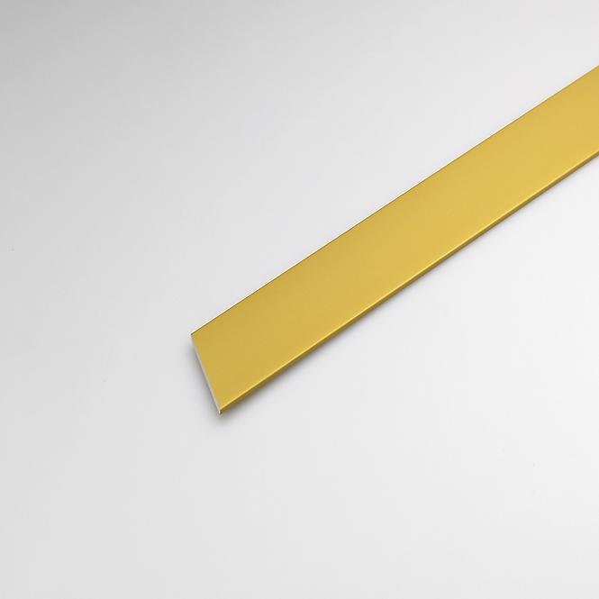 Profil Flach Aluminium Elox Gold 15x1000