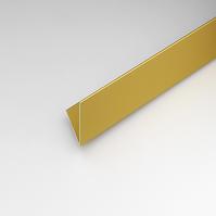 Eckprofil Aluminium Elox Gold 15x15x1000