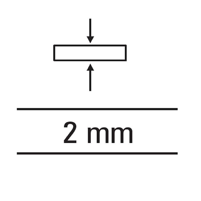 Distanzkreuze mit Griff 2mm (70st.)