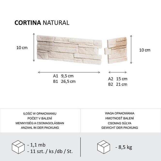Eckstein Cortina natural Pack.=1,1mb
