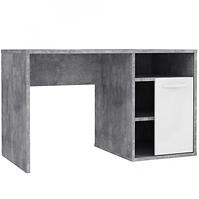 Schreibtisch Canmore 120cm Beton/Weiß