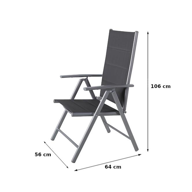 Stuhl 7-Position mit Füllung taupe