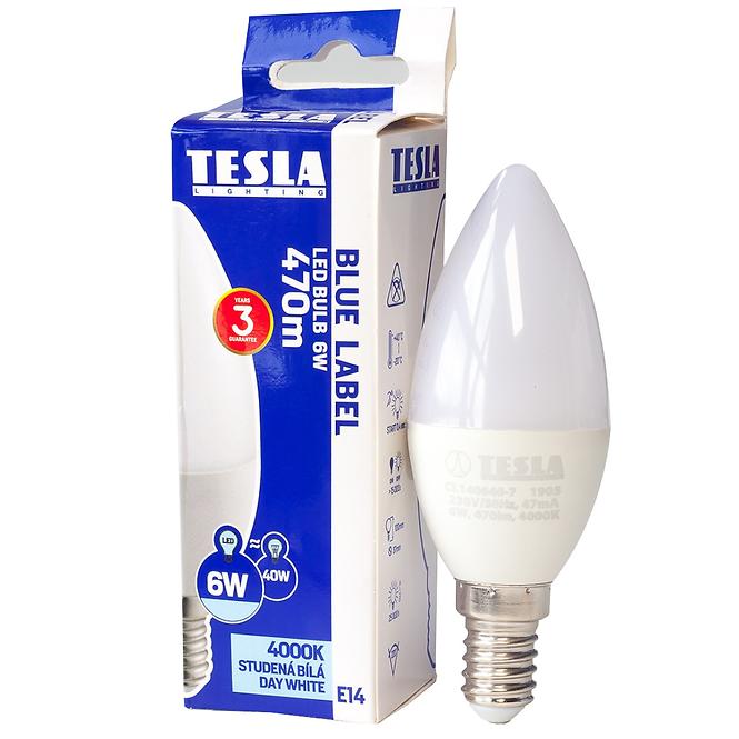 Tesla - LED Glühlampe Candle Kerze 6W E14 4000K