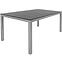 Polywood Tisch Silber/Schwarz 150x90cm,4