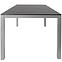 Polywood Tisch Silber/Schwarz 150x90cm,6